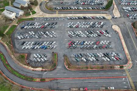 Pleasant Grove High School Parking Lot - Front in Elk Grove