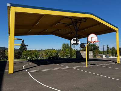 Camas Ridge Community School Covered Area in Eugene