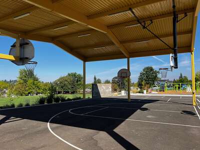 Camas Ridge Community School Covered Area in Eugene