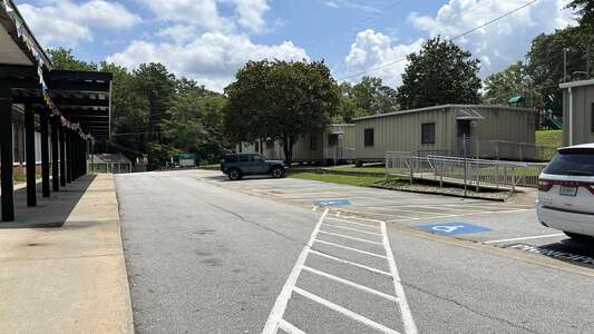 Unidos Dual Language School Parking Lot in Forest Park 2