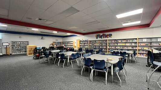 Veterans Elementary School Library in Wesley Chapel