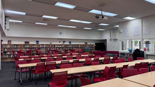 El Modena High School Library in Orange