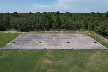 Hudson High School Outdoor Basketball Courts in Hudson