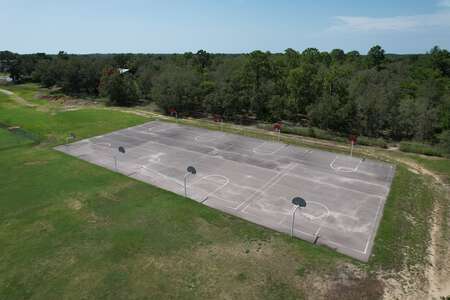 Hudson High School Outdoor Basketball Courts in Hudson
