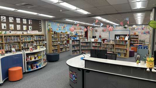 Madison Elementary School Library in Pomona