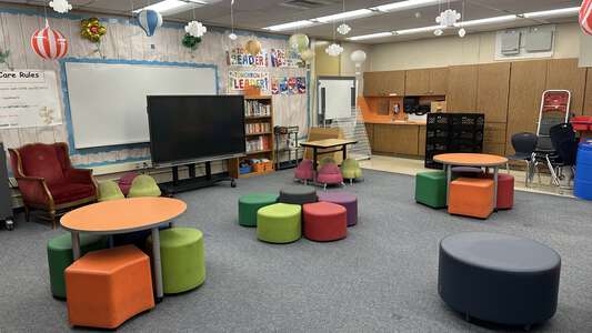 Madison Elementary School Library in Pomona