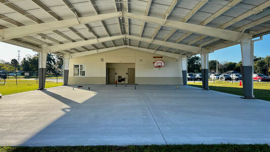 Chisholm Elementary School Outdoor Covered Area (Basketball Courts) in New Smyrna Beach