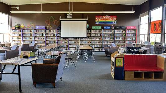 Thurston Middle School Library in Springfield