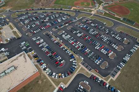 Liberty North High School Parking Lot 1 in Liberty