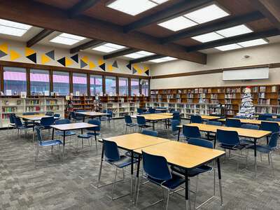 James Rutter Middle School Library in Sacramento