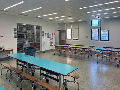 Barbara Jordan Elementary School Cafeteria in Dallas