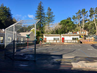 Old Mill School Outdoor Basketball Courts in Mill Valley