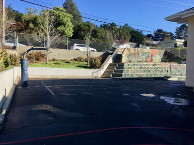 Old Mill School Outdoor Basketball Courts in Mill Valley