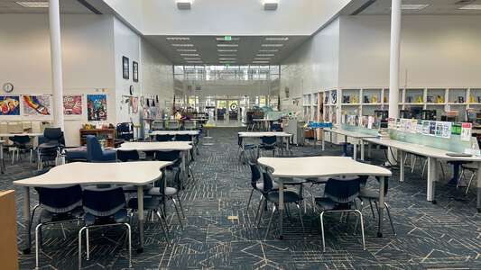 Ocean Lakes High School Library in Virginia Beach
