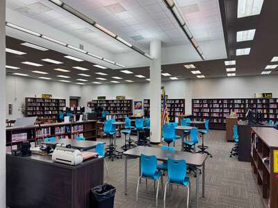 Goose Creek High School Media Center in Goose Creek
