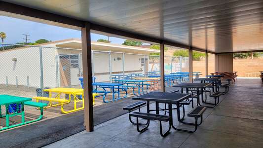 Towers Elementary School Lunch Benches in Torrance