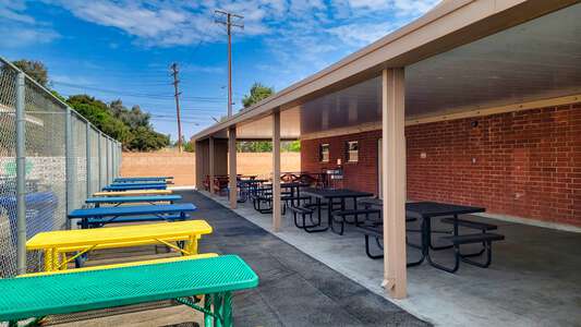Towers Elementary School Lunch Benches in Torrance