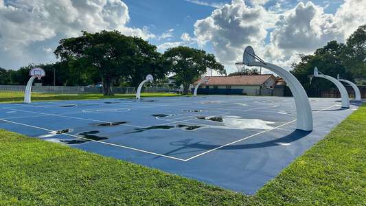 Kensington Park Elementary School Outdoor Basketball Courts in Miami
