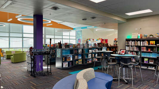 Chisholm Elementary School Library in New Smyrna Beach