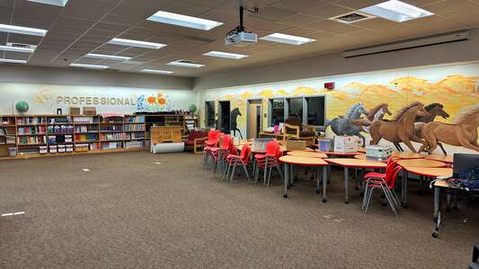 Patsy Sommer Elementary School Library in Austin