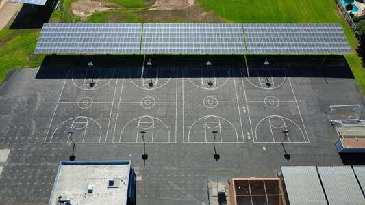 Ben F. Kolb Middle School Blacktop / Basketball Courts 2 in Rialto 2