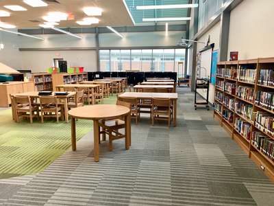 Garrett Morgan Elementary School Library in Lexington