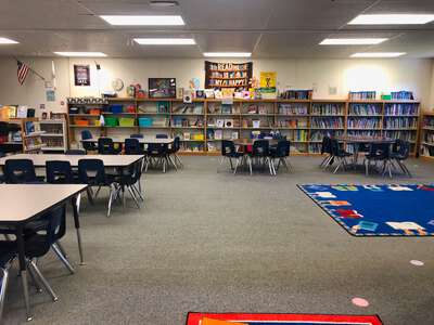 Freeman Elementary School Library in Woodland