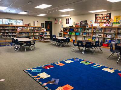 Freeman Elementary School Library in Woodland