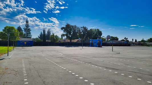 Golden Empire Elementary School Outdoor Basketball Courts in Sacramento
