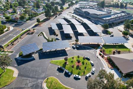 Temecula Valley High School Parking Lot A in Temecula