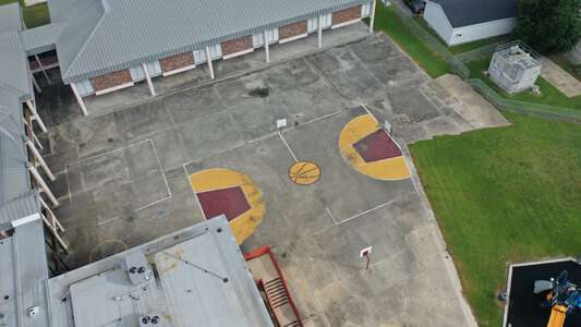Grand Isle School Outdoor Basketball Courts 2 in Grand Isle 2