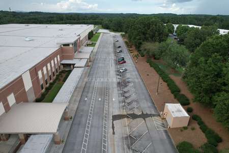Northbrook Middle School Parking Lot - Main Front in Suwanee