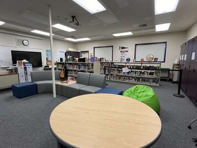 Plaza Robles High School Library in Stockton