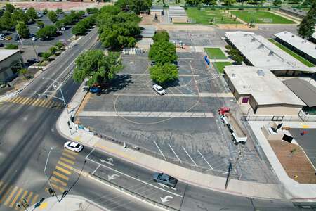 Osborn Two-Way Immersion Academy Parking Lot - South in Turlock
