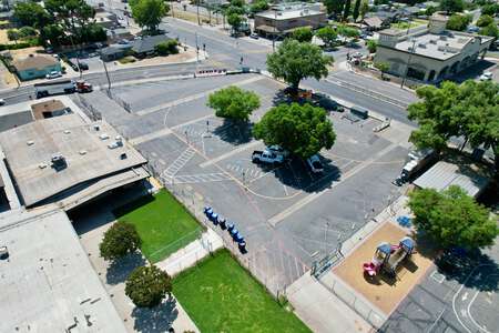 Osborn Two-Way Immersion Academy Parking Lot - South in Turlock