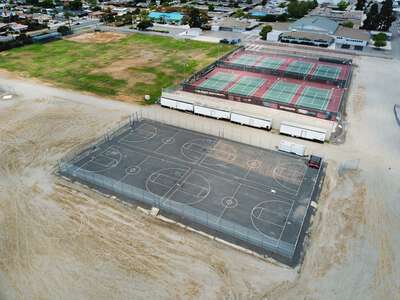 Madison High School Outdoor Basketball Courts in San Diego