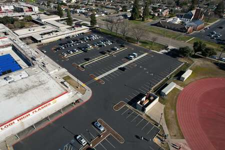 Lodi High School Parking Lot - Staff in Lodi