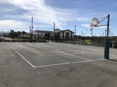 Nystrom Elementary School Outdoor Basketball Courts in Richmond