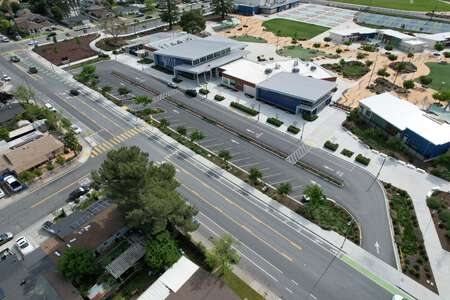 South Valley Middle School Parking Lot (Drop Off) in Gilroy