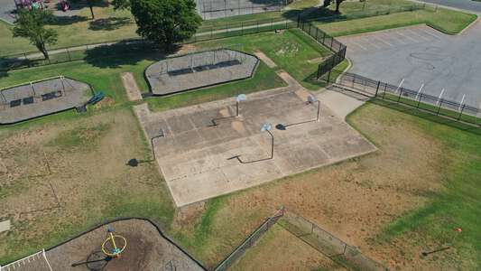 Parkview Elementary School Outdoor Basketball Courts in Oklahoma City 2
