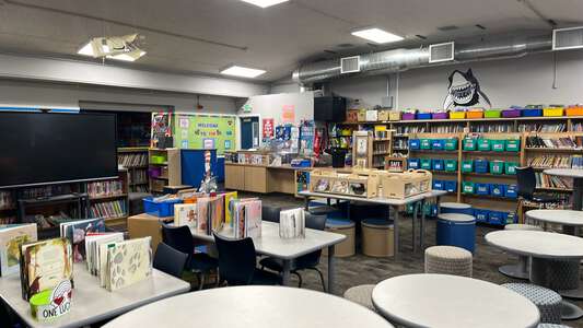 La Mesa Elementary Library in Monterey