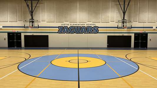 Justin Elementary School Gym in Justin