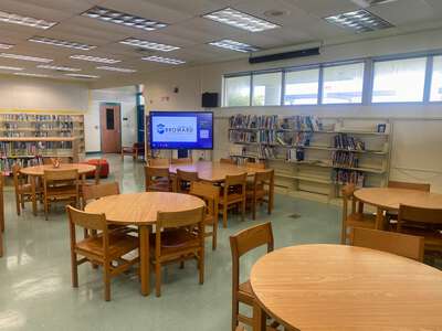 McNab Elementary School Media Center in Pompano Beach
