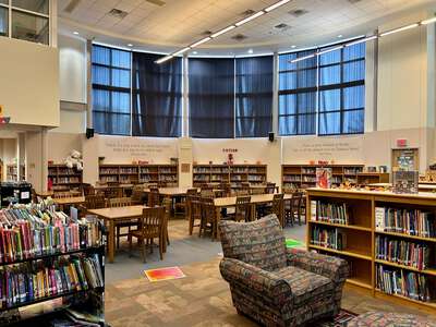 Larry G Smith Elementary School Library in Mesquite
