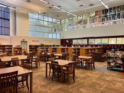 Larry G Smith Elementary School Library in Mesquite