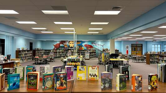 Duncan Creek Elementary School Library in Hoschton