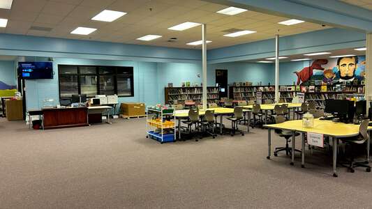 Duncan Creek Elementary School Library in Hoschton