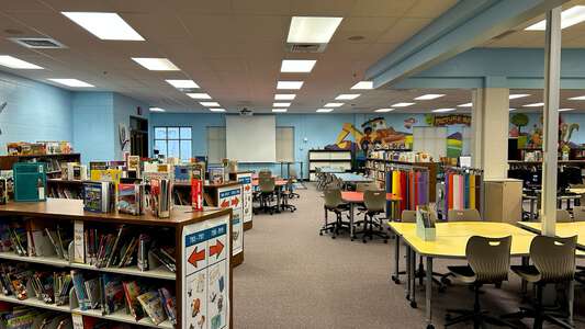 Duncan Creek Elementary School Library in Hoschton