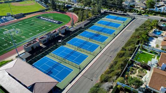 La Costa Canyon High School Tennis Courts in Carlsbad