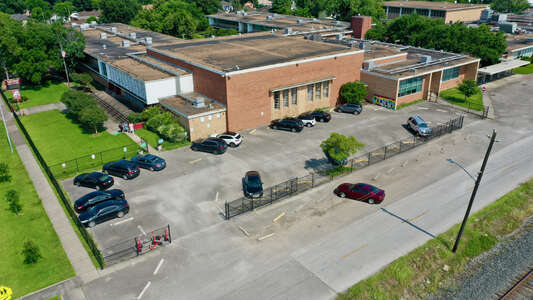 McReynolds Middle School Parking Lot - Front in Houston